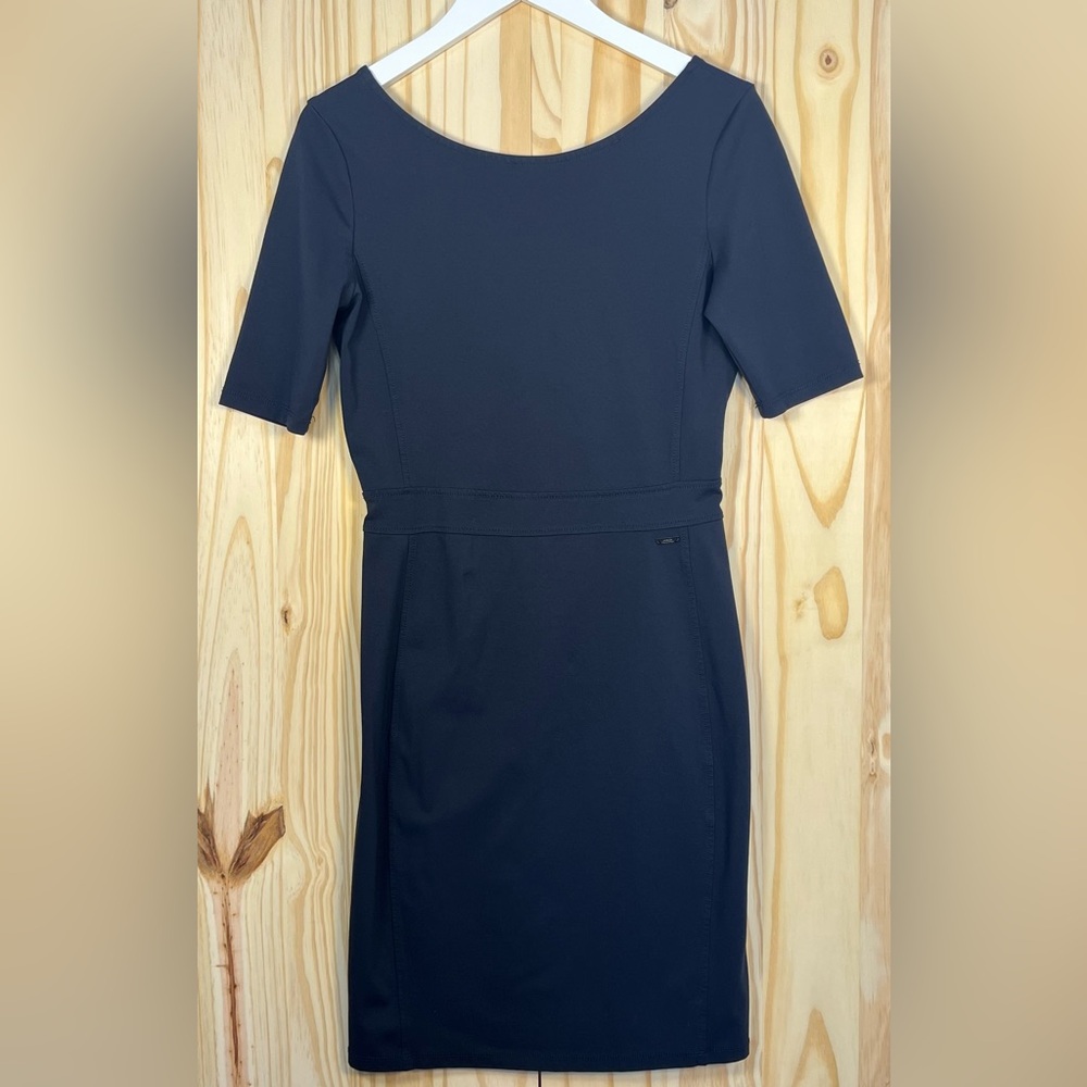 Armani Exchange Navy Sheath Dress